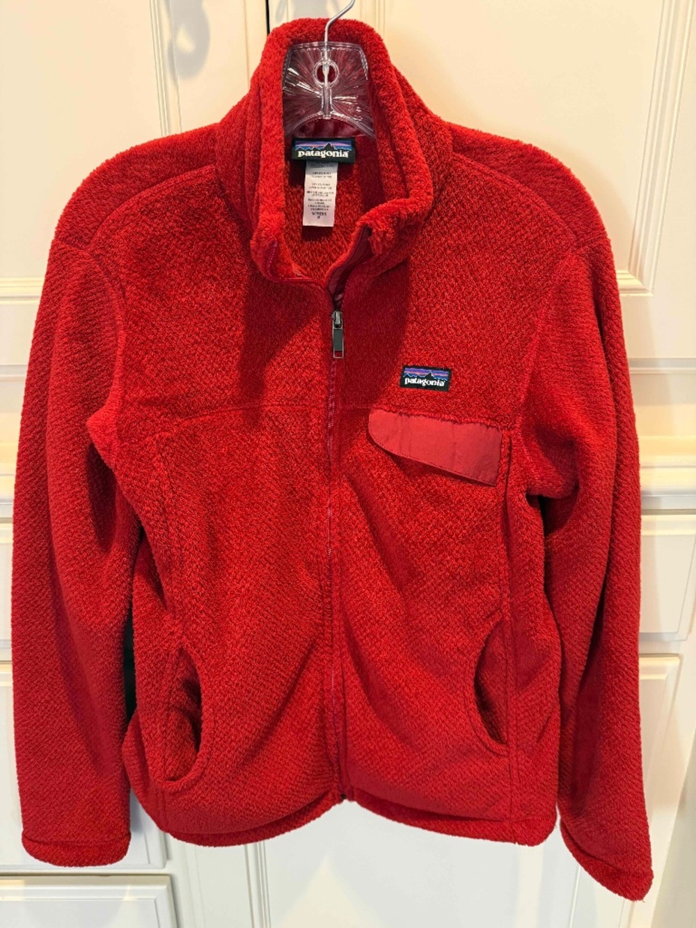 Patagonia Women's Full-Zip Re-Tool Red Jacket EXCELLENT